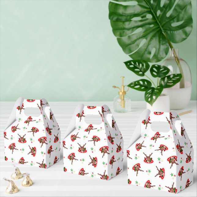 Niedliches festes Red Kasky Weihnachtsfest Geschenkschachtel (Zahlreiche)