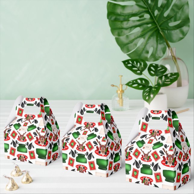 Niedliches festes Red Kasky Weihnachtsfest Geschenkschachtel (Zahlreiche)