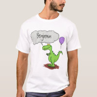 Niedliches Feuer atmet grün lustiger Drache Cartoo