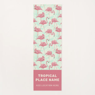 Niedliches Flamingo-Muster, benutzerdefinierter Te Yogamatte
