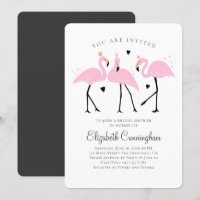 Niedliches Flamingo-Princess-Brautparty