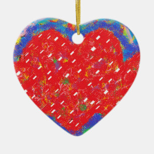 Niedliches flauschiges Kunstdesign für Mary meine Keramik Ornament