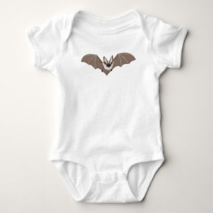 Niedliches Fledermausdesign. Babybodyanzug Baby Strampler
