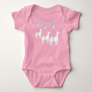 Niedliches Fluggerät mit Balloons Baby Girl Baby Strampler