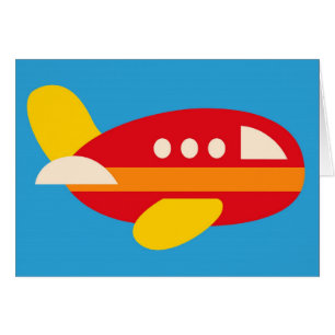 Niedliches Flugzeug-Transport-Thema scherzt