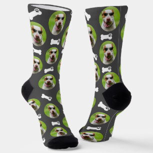 Niedliches Foto für Haustiere und Paw-Drucke Knoch Socken