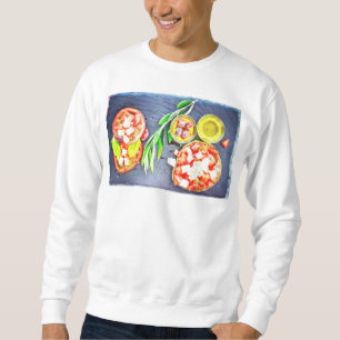niedliches Foto "Griechische und mediterrane Ernäh Sweatshirt