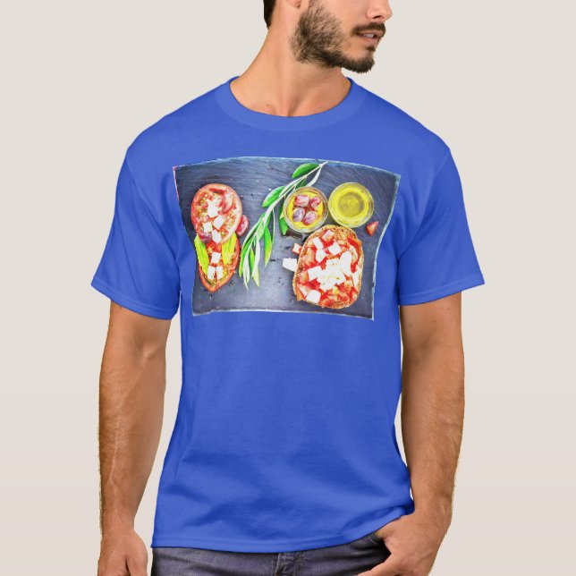 niedliches Foto "Griechische und mediterrane Ernäh T-Shirt (Vorderseite)