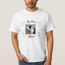 Niedliches Foto mit handgezeichnetem Rahmen und Te T-Shirt