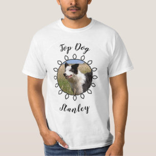 Niedliches Foto mit verziertem Rahmen und Text T-Shirt