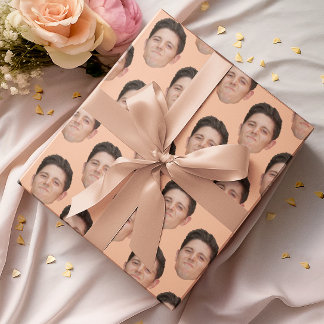 Niedliches Foto oder Pfirsichgeschenkpapier Geschenkpapier