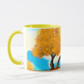 niedliches Foto "Orangefärbte Natur". Jetzt kaufen Tasse