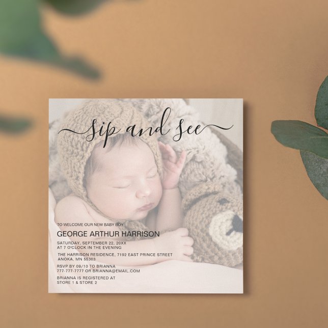 Niedliches Foto Party Einladung sehen (Von Creator hochgeladen)