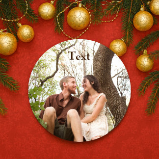 Niedliches Foto Runder Aufkleber