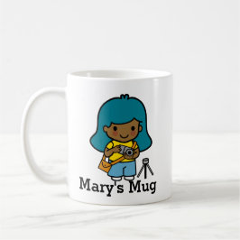 Niedliches Fotograf / Foto Journalist Kaffeetasse