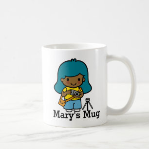 Niedliches Fotograf / Foto Journalist Kaffeetasse
