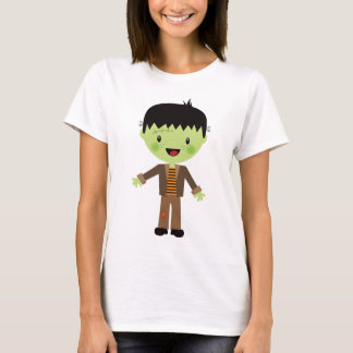 Niedliches Frankenstein Halloween Kostüm T-Shirt