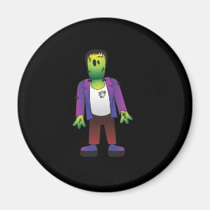Niedliches Frankenstein Halloween Magnet