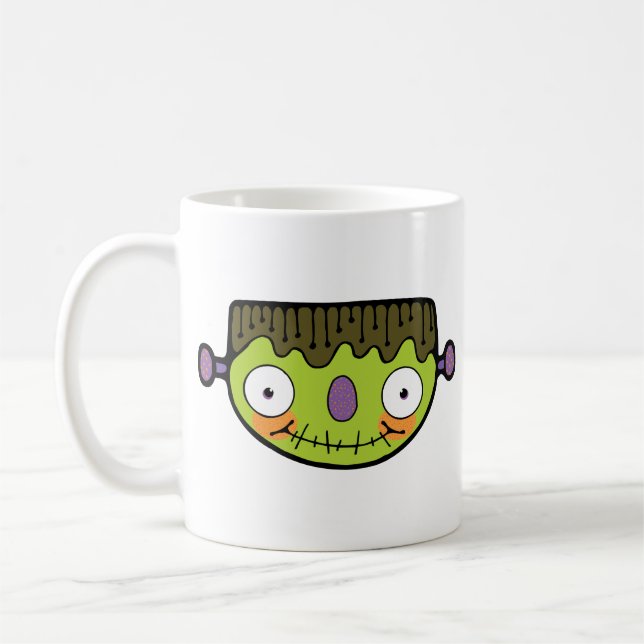 Niedliches Frankenstein Kaffeetasse (Links)