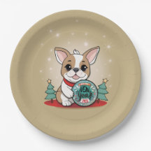 Niedliches französisches Bulldog Funny Silvester P