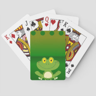 Niedliches Froschdesign Spielkarten