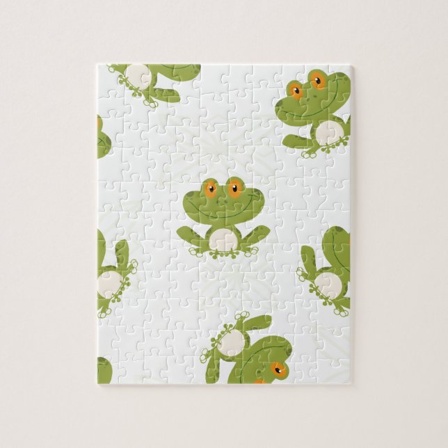 Niedliches Froschmuster (Vertikal)