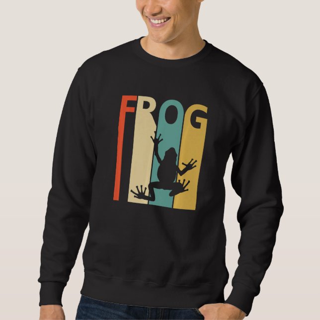 Niedliches Froschtier Sweatshirt (Vorderseite)