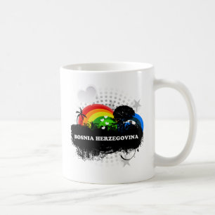 Niedliches fruchtiges Bosnien-Herzegowina Kaffeetasse