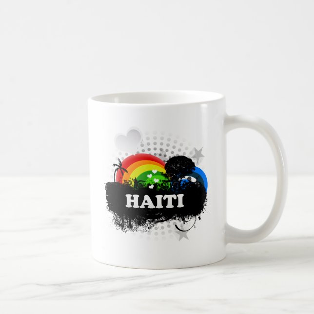 Niedliches fruchtiges Haiti Kaffeetasse (Rechts)