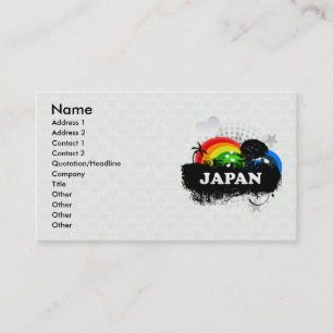 Niedliches fruchtiges Japan Visitenkarte