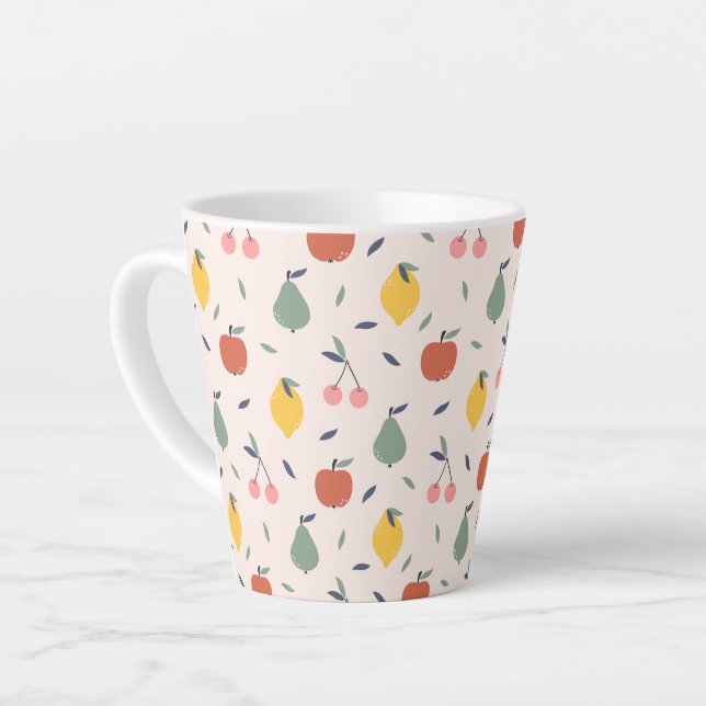 Niedliches Fruchtmuster Milchtasse (Linke Ecke)