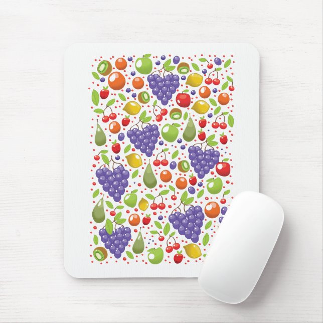 Niedliches Fruchtmuster Mousepad (Mit Mouse)
