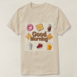 Niedliches Frühstück Guter Morgen T-Shirt