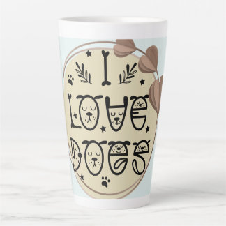 NIEDLICHES FUN-QUIRKY-DESIGN FÜR HUNDENLIEBER MILCHTASSE