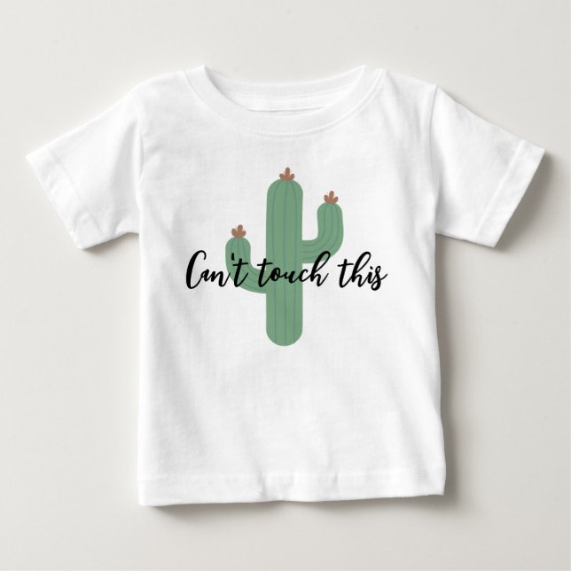 Niedliches Funny Cactus Baby Kids Shirt (Vorderseite)