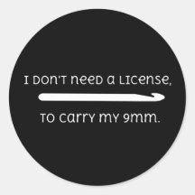 Niedliches Funny Crochet 9 mm Hook Sprichwort