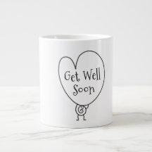 Niedliches Funny Heart Aufgehobener Charakter wird