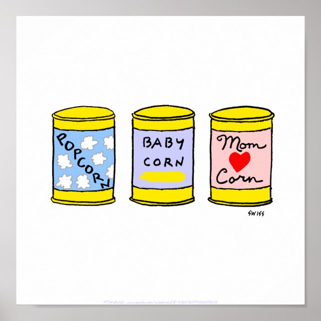 Niedliches Funny Kitchen Poster, insbesondere 4 A  Poster (Vorne)