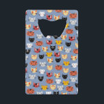 Niedliches Funny Kitty Cat Faces Pattern Blau Geldbeutel Flaschenöffner<br><div class="desc">Adorable kleine Kätzchen für Tierfreunde,  Katzen-Mamas und Vater,  Tierärzte und Katzenmenschen überall.</div>