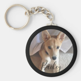 Niedliches für Hunde Foto und Name Schlüsselanhän Schlüsselanhänger