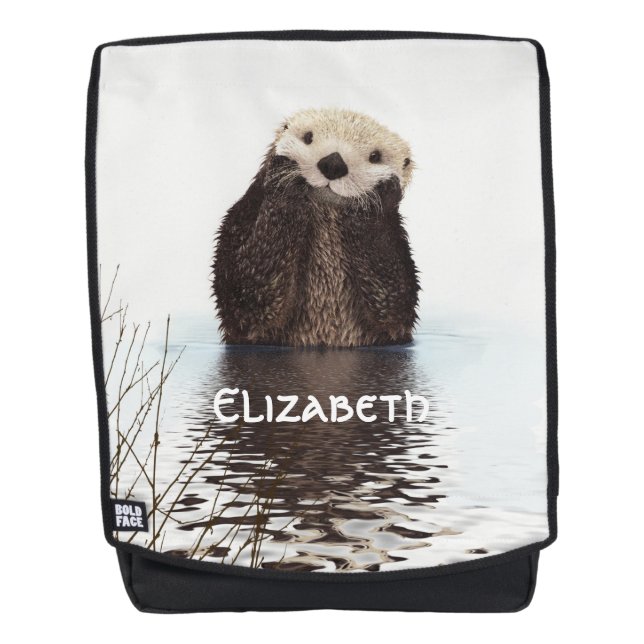Niedliches Furnier im Wasser Rucksack (Vorderseite)
