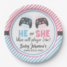 Niedliches Gamer-Baby-Gender-Bericht