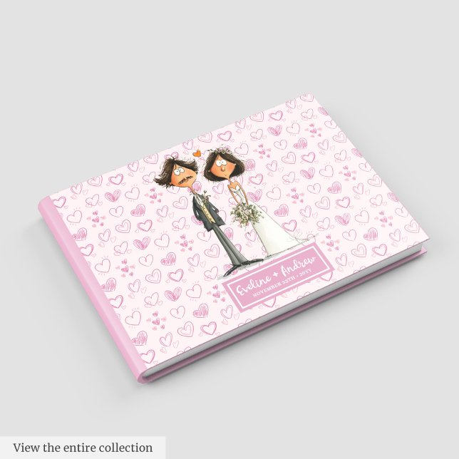 Niedliches Gästebuch für Neugeborene (Cute Funny Wedding Guest book for Newlyweds)