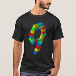 Niedliches Gebäude 9. Geburtstag 9 Jahre alte Jung T-Shirt
