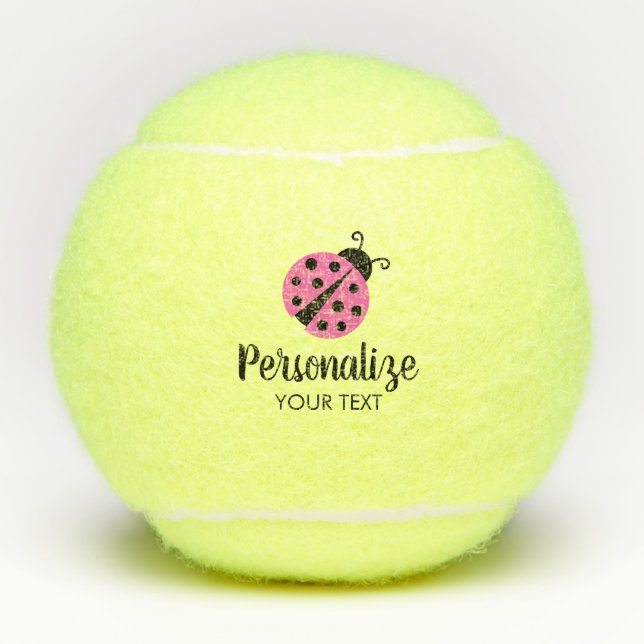 Niedliches Geburtstags-Party des Tennisbälle (Vorderseite)