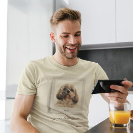 Niedliches Geburtstagskind Foto Rahmen Personalisi T-Shirt