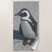 Niedliches gehendes Penguin-Badetuch