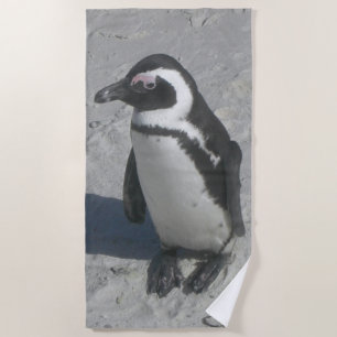 Niedliches gehendes Penguin-Badetuch Strandtuch