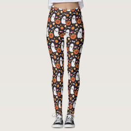 Niedliches Geist-, Kürbis-u. Leggings
