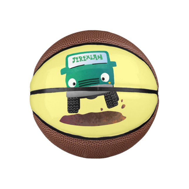 Niedliches Geländefahrzeug Cartoon Mini Basketball (Vorderseite)